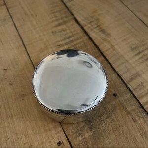Tiffany & Co. Silver Round Box